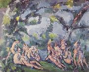 Paul Cezanne The Bathers Spain oil painting artist